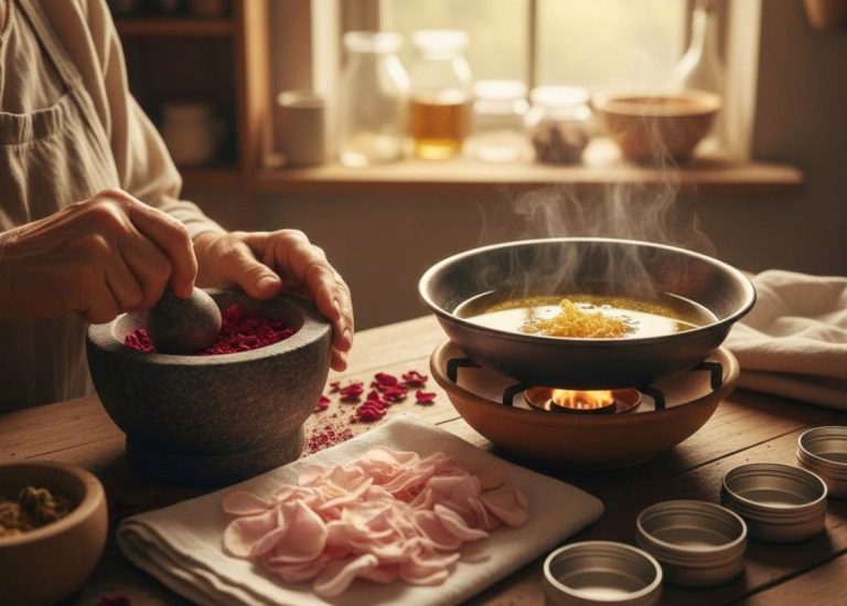 My Grandmother Taught Me to Make Lipstick From Roses