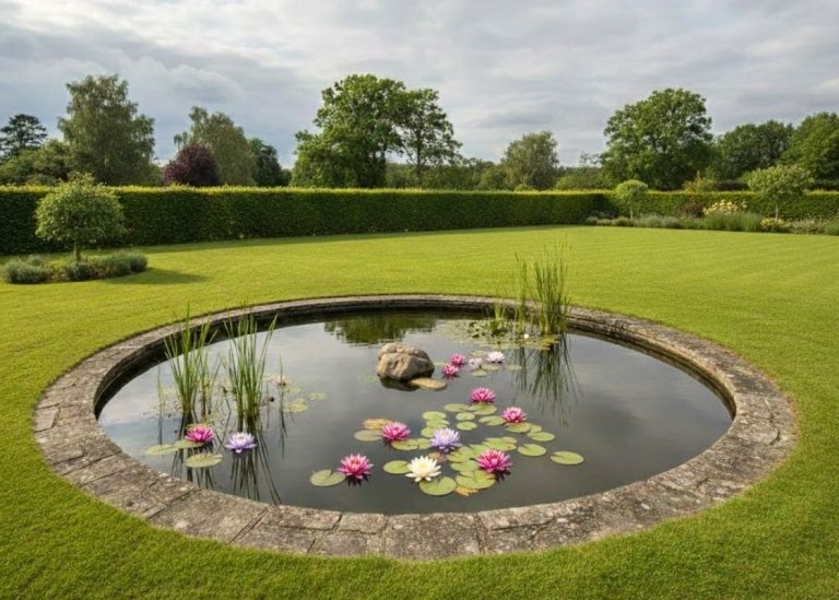 Water Lilies In My New Neighbor’s Pond
